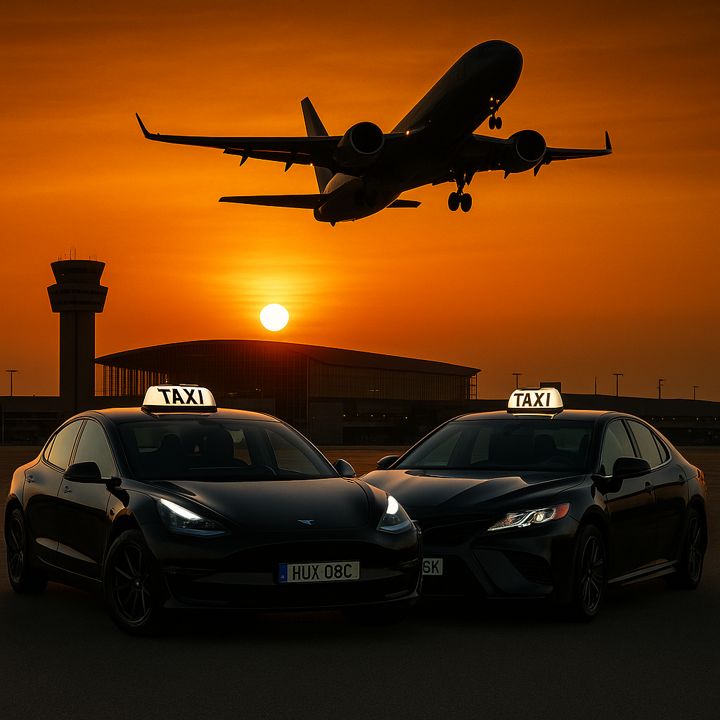 Taxi Stockholm – Tesla Model 3 & Toyota Corolla vid Arlanda